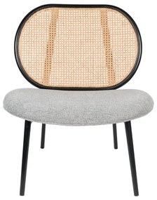 Сиво-кафяв фотьойл Spike - Zuiver