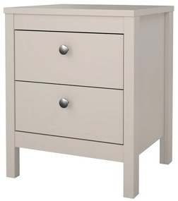 Сиво-бежово нощно шкафче Madrid – Tvilum