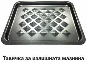 Мултифункционална фурна с горещ въздух ZEPHYR ZP 1980 AO PRO С ПОДАРЪК СПРЕЙ ЗА ОЛИО, 1500W, 12 литра, 8 приставки, 10 функции, Черен