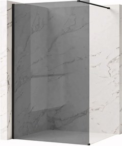Параван за душ Rea Flexi Grey / Black 90