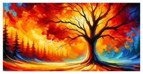 Картина на платно – Есенното дърво на живота