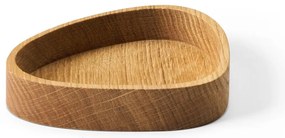 Декоративна дървена кутия за съхранение в естествен цвят 14x12,5x3 cm Curve S – LIND DNA