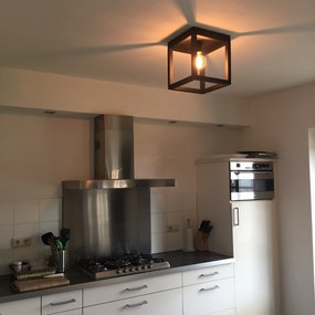 Индустриален плафон черен - Big Cage