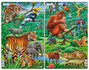 Larsen - Пъзел: Серия "Диви животни" – 30 части, среден