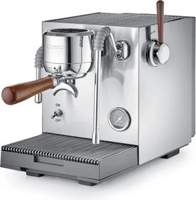 Еспресо машина Caso Design EspressoGourmet Advanced, 3000W, 19 bar, 2 л, ULKA, PID, Манометър, Полупрофесионална, Инокс