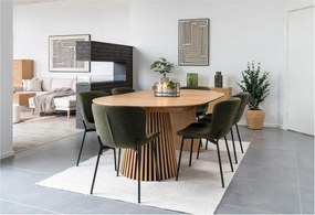 Зелена стъклена ваза (височина 26,5 cm) – House Nordic