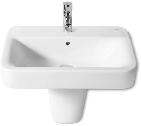 Умивалник за стенен монтаж или върху мебел, A32751B000, Roca, порцелан, бял, 60х47х17.6см