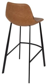 Комплект от 2 кафяви бар столове, височина 106 cm Franky - Dutchbone