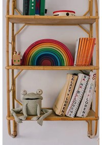 Зелена текстилна детска кошница за играчки ø 15x15 cm Mini Fred the Frog – Lorena Canals