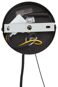 Модерен полилей черен с димно стъкло 9 лампи - Laura