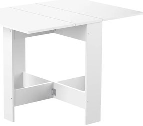 Сгъваема маса за хранене с бял плот 76x28 cm Papillon - TemaHome