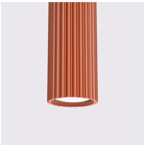 Висящо осветително тяло в тухлен цвят Gleam – Sollux