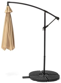 Бежов чадър без основа Bonami Essentials Happy Sun, ø 300 cm