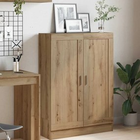 856149 vidaXL Библиотека, дъб артизан, 82,5x30,5x115 см, инженерно дърво