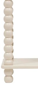 Етажерка atmosphera Chamlo, 3 нива, MDF, 75x34x75 cm - Слонова кост