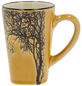 Жълти глинени чаши за еспресо в комплект от 4 бр. 100 ml Hela – Villa Collection