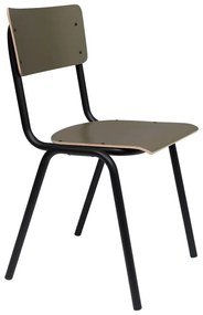 Трапезни столове в цвят каки в комплект от 4 броя Back to school - Zuiver