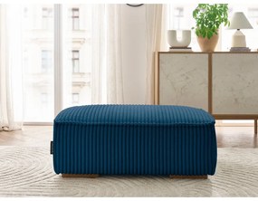 Синя табуретка от рипсено кадифе Chelsea – Bobochic Paris