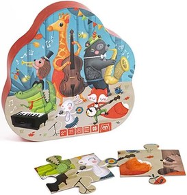 Eurekakids - Детски пъзел - Животински джаз, 20 части