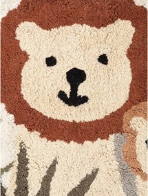 Кремав памучен детски килим подходящ за пране/ръчно изработен 140x200 cm Snuggle Lionel – Hanse Home