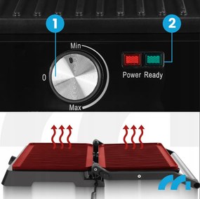 Електрическа скара и машина за сандвичи MALTEC SM3000W 2200W