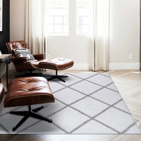 Килим за антре (80 x 300) Puffy 7752 Бял
Сив