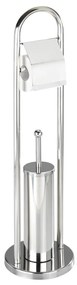 WENKO 16993100 - комплект за WC VASTO 22x81 cm, неръждаема стомана/сребрист цвят