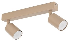 Спот NEX 2xGU10/10W/230V бежов