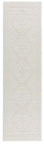 Кремава пътека от шенил подходяща за пране 60x240 cm Jaipur – Flair Rugs