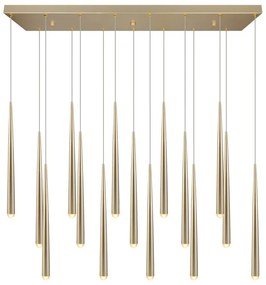 LED висящо осветително тяло в златист цвят Cala – Trio Select