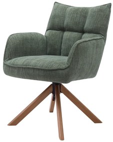 Зелени тапицирани трапезни столове в комплект 2 бр. Marilla – Unique Furniture