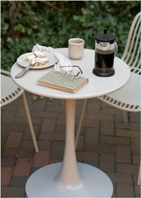 Метална кръгла градинска маса за хранене ø 60 cm Meira – House Nordic