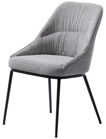 Сиви трапезни столове в комплект от 2 броя Meridian - Unique Furniture