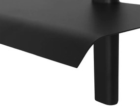 Черен на няколко нива метален стенен рафт 60 cm Hola – Spinder Design