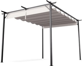 Blumfeldt Pantheon Robust, пергола, 3 x 4 м, прахово боядисана стомана устойича на атмосферни влияния