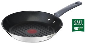 Грил тиган Tefal G7314055 DAILY COOK, 26 см, Thermo-Spot & Signal, Индукция, Сребрист