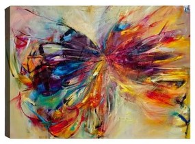 Картина Пеперуда, 60 x 40 cm Stretched Butterfly - Tablo Center