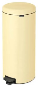 Кош за боклук с педал Brabantia NewIcon 1008852, 30 л, Плавно затваряне, Противоплъзгаща основа, Жълт