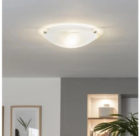 Redo 05-391 - Плафон VIRGINIA 2xE27/42W/230V Ø 40 cm кремав