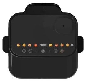 Фритюрник с горещ въздух Midea MF-CY75A2, 1700W, 7.3L, LED дисплей, Изсушаване, Технология JuicyCrispy, Сив