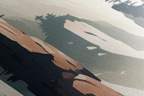 Картина на платно – Планината Тианзи в Китай