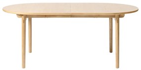 Сгъваема маса за хранене от дъб 100x190 cm Carno - Unique Furniture