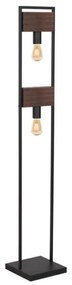 Klausen 107002 - Лампион HARD 2xE27/11W/230V дървен/черен