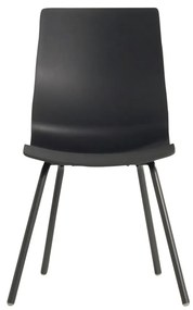 Тъмно сиви пластмасови градински столове в комплект от 2 броя Sophie Rondo Wave - Hartman