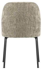 Кремави кадифени трапезни столове в комплект 2 бр. Vogue – WOOOD