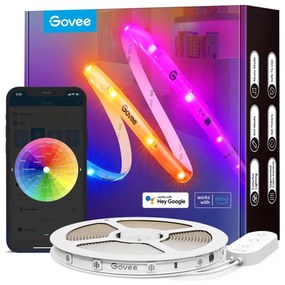 Govee - Wi-Fi RGBIC Smart PRO LED лента 5 м - изключително издръжлив