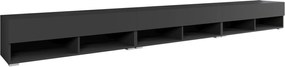 ТV шкаф A 300-Черен мат