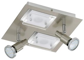 Briloner 2879-042 - LED Лампа за таван COMBINATA 2xGU10/3W + 2xLED/5W/230V