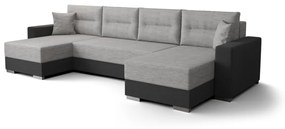 Разтегателен диван в П-образна форма GARD, 340x90x159, kornet 18/rainbow 27