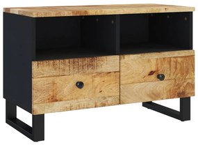 345223 vidaXL ТВ шкаф, 70x33x46 см, масивно мангово дърво
